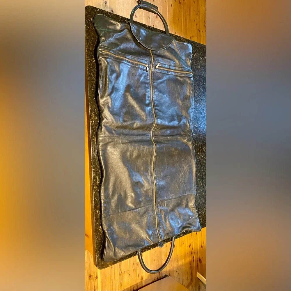 🔥Vintage Genuine Leather Carry-On Garment Hanging Bag🔥 Unisex